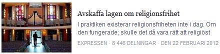Klicka här för att gå till artikeln i Expressen, 2007-05-17