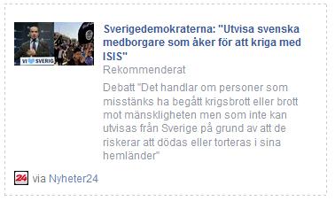 Klicka här för att gå till artikeln i Nyheter24, 2015-01-31