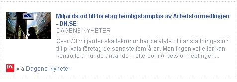 Klicka här för att gå till artikeln i DN, 2015-02-09