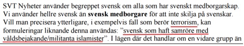 Svensk enligt SVT Svensk enligt SVT