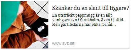 Klicka här för att gå till artikeln i SvD, December 2013