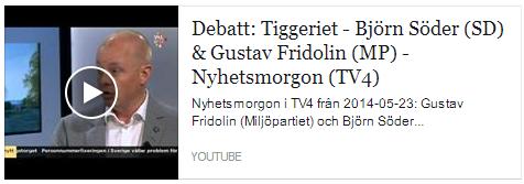 Klicka här för att gå till Youtube-klippet från Nyhetsmorgon i TV4, maj 2014
