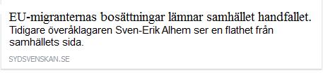 Klicka här för att gå till artieln i SDS, 2015-07-18