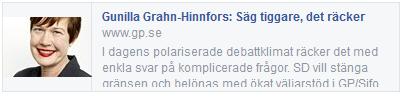 Klicka här för att gå till artikeln i GP, 2015-08-21