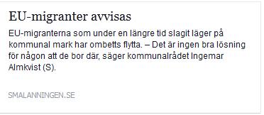 Klicka här för att gå till artikeln i Smålänningen, 2015-12-02