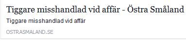 Klicka här för att gå till artikeln i Östra Småland, 2016-01-29