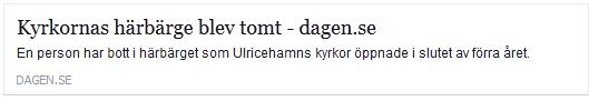Klicka här för att gå till artikeln i Dagen, 2016-01-25