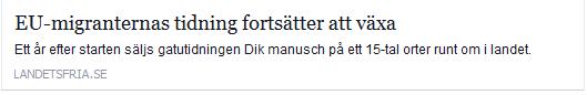 Klicka här för att gå till artikeln i Landets Fria, 2016-01-29