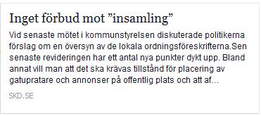 Klicka här för att gå till artikeln i SKD, 2016-02-13