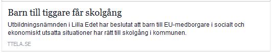 Klicka här för att gå till aritkeln i Ttela, 2016-04-25