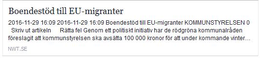 Klicka här för att gå till artikeln i NWT, 2016-11-29