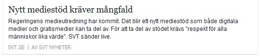 Klicka här för att gå till artikeln i SVT, 2016-10-07