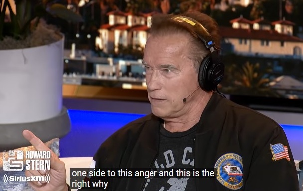 Howard Stern intervjuar en 'starstruck' Arnold Schwarzenegger om Greta Thunberg